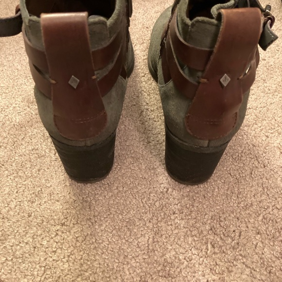 Sam Edelman Taupe Brown Ankle Boots/Booties - Picture 2 of 5